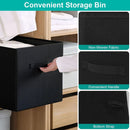 Storage Bin Non-Woven Fabric Cube Organizer with Handle by LJGDeals
