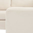 3 Pieces Upholstered U-Shaped Large Sectional Sofa with Thick Seat and Back cushions