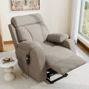 Power Lift Recliner for Elderly - Adjustable Velvet Chair