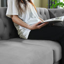 3-seater + 2-seater Combination sofa.GREY VELVET