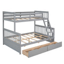 Bunk Bed With Ladders And 2 Storage Drawers by Unique Piece Furniture