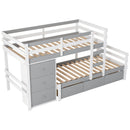 Loft Bunk Bed With Drawers And Ladder