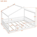 Bed House Bed Frame With Fence by HouseOfZazla