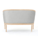 French Country Chesterfield Style Tufted Loveseat