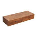 Lunar - 2 Drawer Wall Mounted Console - Brown by Unique Piece Furniture