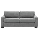 Simpson Upholstered Sofa Sleeper with Queen Mattress Grey