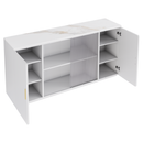 2405Wooden side cabinets with glass doors for dust prevention, modern storage display lockers for living and dining rooms and other domestic areas