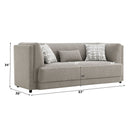 Glenda - Sofa With 3 Pillows - Gray Chenille by Unique Piece Furniture