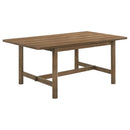 Crestmore 7-piece Rectangular Dining Table Set Walnut