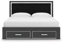 Zuraleus - Upholstered Panel Platform Storage Bed by Unique Piece Furniture