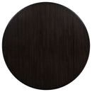 Catley 5-piece Round Drop Leaf Dining Table Set Dark Coffee