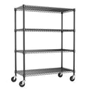 2640 LBS Industrial Metal 4 Tier Shelving