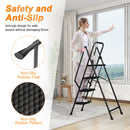 Four Step Ladder - Lightweight Folding Step Stool