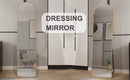 The 4th Generation Floor Mounted Full Length Mirror with Gold Frame