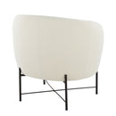 Chloe - Contemporary Chair - Black / White by HouseOfZazla