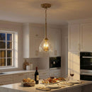 Ember - 3 Candle Lights Chain Pendant - Clear / Gold by Unique Piece Furniture