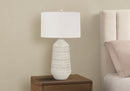 Contemporary Lighting Table Lamp - Ceramic Cream by HouseOfZazla
