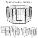 8 Metal Panel Heavy Duty Pet Playpen Dog Fence with Door