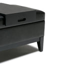 Oregon - Contemporary Storage Ottoman Bench With Tray by Unique Piece Furniture