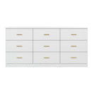 9 Drawer Dresser, Ample Storage For Bedroom