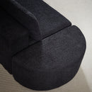 V-Shaped Modular Sofa Set in Chenille Fabric