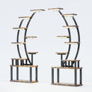 9 Tiered Indoor Plant Stand With 5 Adjustable Grow Lights by HouseOfZazla