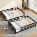 Bunk Bed With Ladder And Safety Guardrails by HouseOfZazla