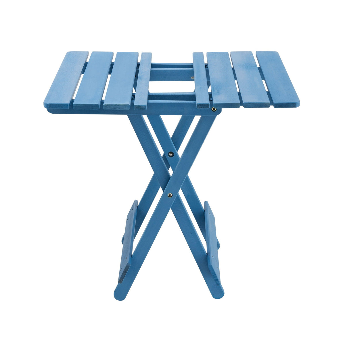 Folding Square Table For Backyard - Blue, photo 9 of 11