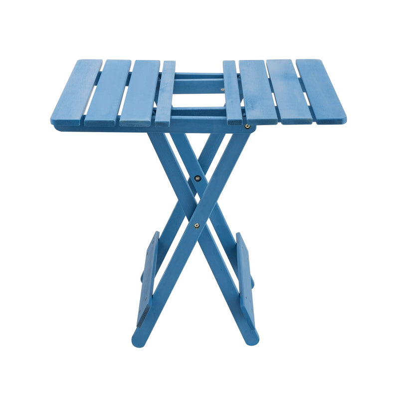 Folding Square Table For Backyard - Blue, photo 9 of 11