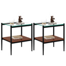 Set of 2 Rectangle End Table
