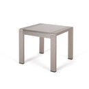 Cape Coral Contemporary Side Table With Frosted Glass Top by HouseOfZazla