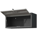 Heavy Duty Metal Wall Mounted Tool Storage Cabinet Steel Metal Garage Storage Cabinet - Black / Gray by HouseOfZazla