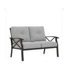 All-Weather Loveseat 2 Seats Sofa With Cushions by HouseOfZazla