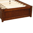 Platform Storage Bed Wood Bed Frame With Two Drawers And Headboard by HouseOfZazla