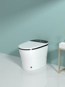 Smart Toilet with Bidet Built In, Heated Seat, Auto Flush, and LED Display by HouseOfZazla