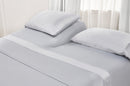 BedGear Dri-Tec Sheet Set, Light Grey, Split Head Cal King by HouseOfZazla