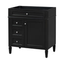 Bathroom Vanity With 2 Drawers And Tip-Out Drawer, Storage Cabinet by Unique Piece Furniture