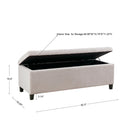 Elegant Design Tufted Top, Soft Close Storage Bench by Unique Piece Furniture