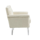 Accent Chair, Living Room Chair / leisure single sofa with acrylic feet