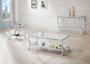 Saide Rectangular Glass Top Coffee Table Chrome