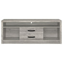 Burke 2-drawer Engineered Wood 59-inch TV Stand Grey Driftwood