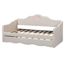 Walker Edison | Twin Upholstered Daybed with Trundle