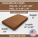 Memory Foam Infused Futon Mattress Full XL