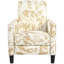 Push Back Upholstered Recliner Armchair by Unique Piece Furniture