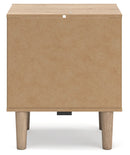 Cielden - One Drawer Night Stand - Two-Tone