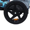 Outdoor Heavy Duty Collapsible Pet Bike Trailer with 16-Inch Wheels by HouseOfZazla