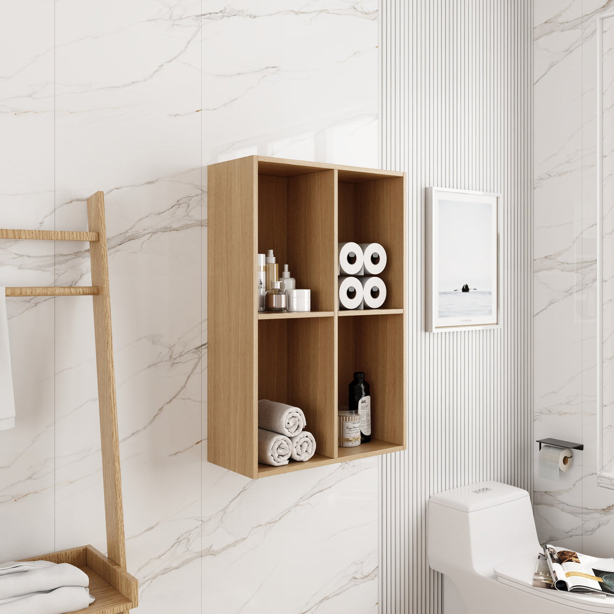 24 Inch Small Wall Mounted Storage Shelves, photo 7 of 10