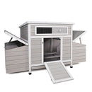 Large Chicken Coop Outdoor Hen House & Dual Nesting Boxes by HouseOfZazla