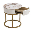 Modern Round Table With Drawers by HouseOfZazla