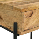 1 Drawer Accent Table With Bottom Shelf - Brown by HouseOfZazla